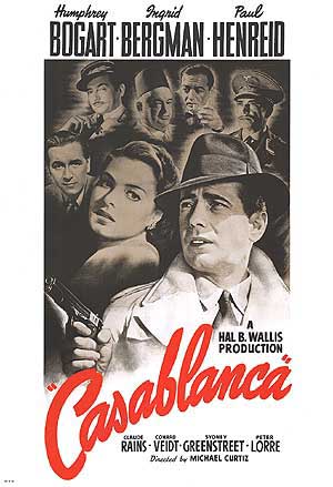 casablanca film poster