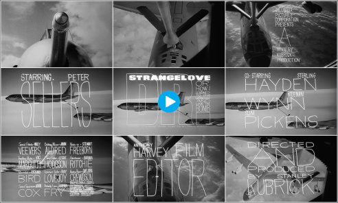 dr strangelove credits - art of the title