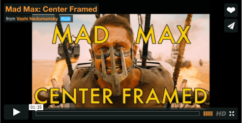 mad max - center framed
