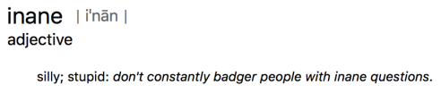 inane